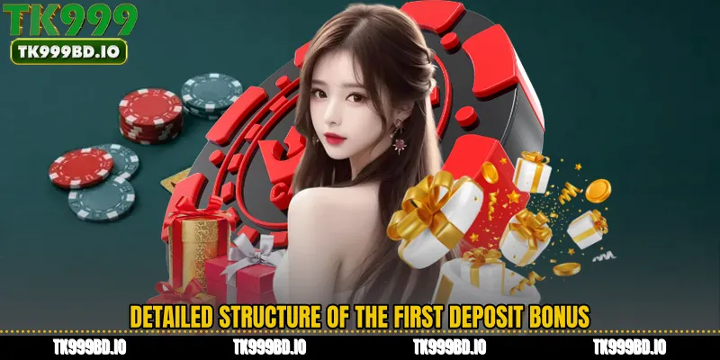 Detailed Structure of the First Deposit Bonus